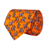 CORBATA CAVALLO NARANJA