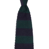CORBATA LANA PUNTO RAYA VERDE