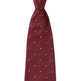 CORBATA LUNARES BURDEOS