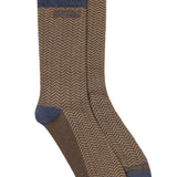 CALCETIN ESPIGA CAMEL