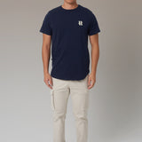 CAMISETA BASICA H MARINO