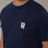 CAMISETA BASICA H MARINO