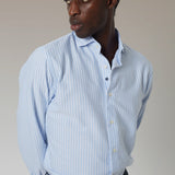 CAMISA STANDFORD CELESTE