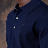 POLO ALGODON MARINO