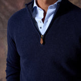 JERSEY CREMALLERA MARINO