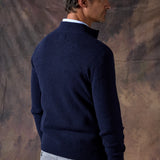 JERSEY CREMALLERA MARINO
