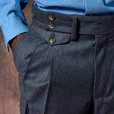 PANTALÓN CARGO CEÑIDOR FRANELA GRIS