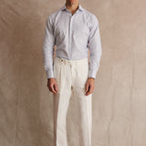 CAMISA RAYA LABRADA AZUL