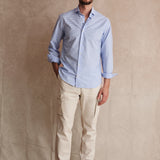 CAMISA MANHATTAN CELESTE