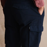 PANTALON CARGO CONFORT MARINO