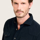 CAMISA FAR WEST MARINO