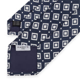 {{ tipo de producto }} CORBATA CUADRADOS MARINO - Harrys 1982