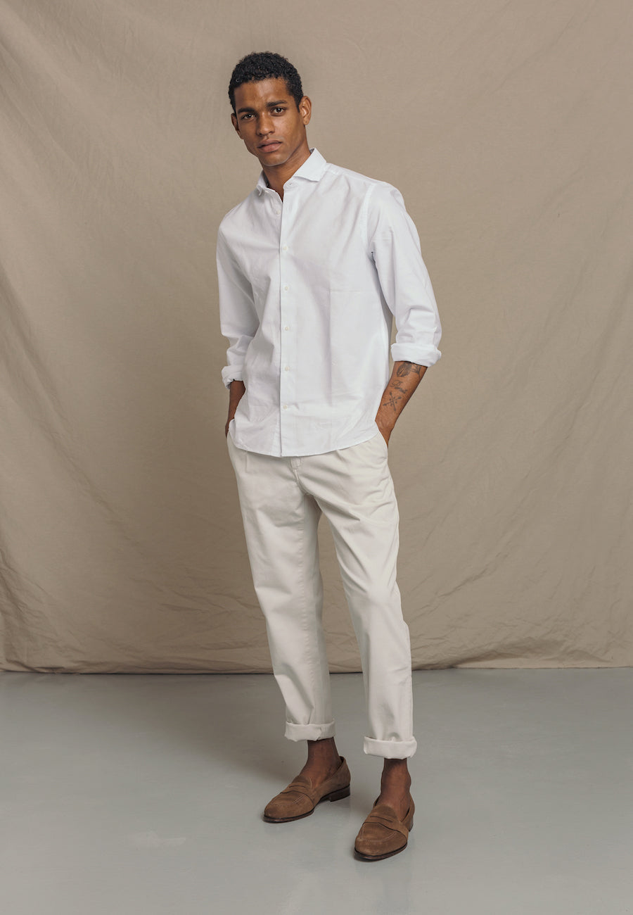 {{ tipo de producto }} CAMISA OXFORD BÁSICA BLANCA - Harrys 1982