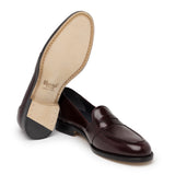 {{ tipo de producto }} ZAPATO PENNY PIEL BURDEOS - Harrys 1982