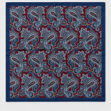 ASTRATTO BURGUNDY POCKET SQUARE
