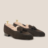 MILUCA BROWN SUEDE LOAFER