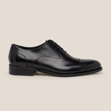 LUXURY BLACK LEATHER OXFORD SHOE