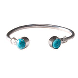 PULSERA PLATA CON PIEDRA TURQUESA