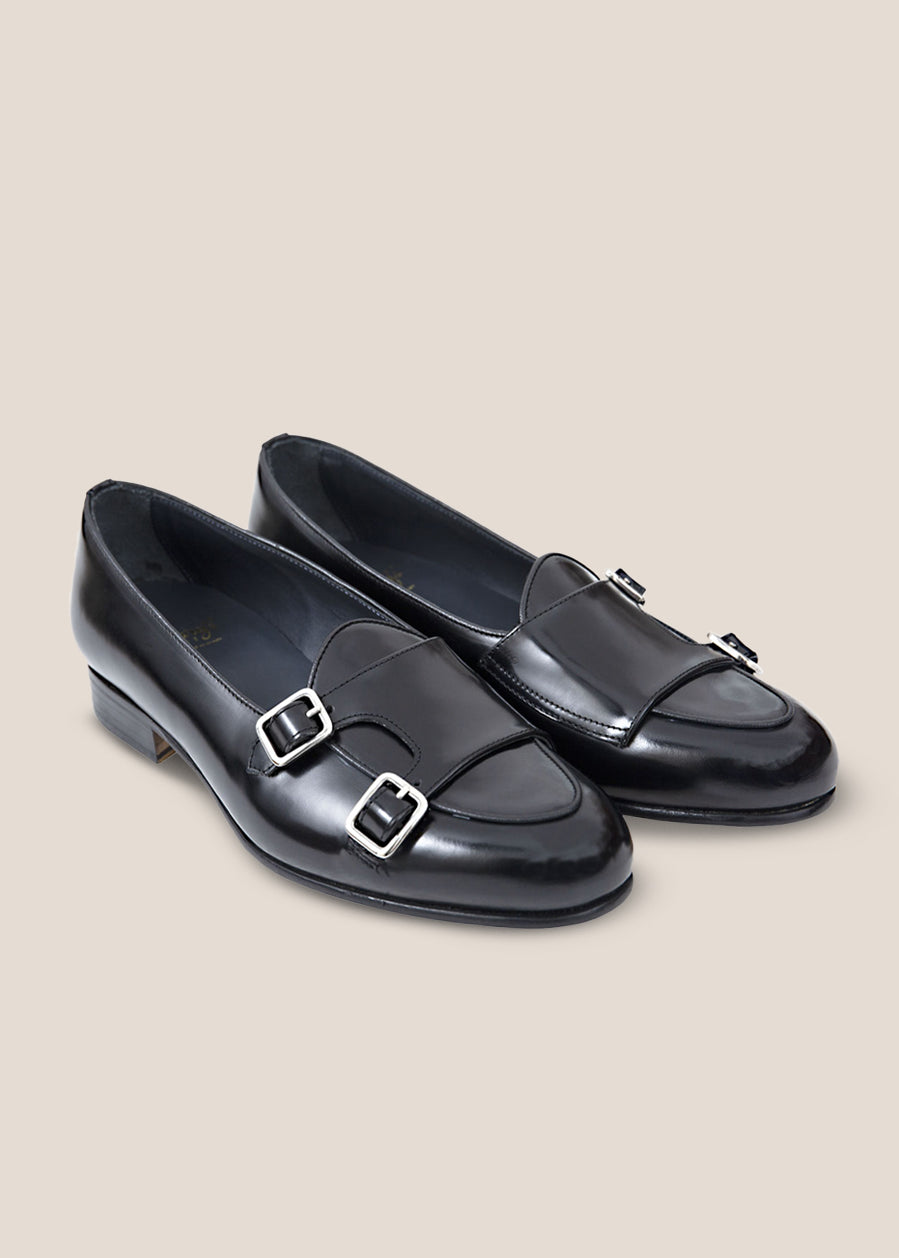 ZAPATO MÓNACO PIEL NEGRO