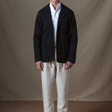 SEMIBLAZER ALGODÓN MARINO