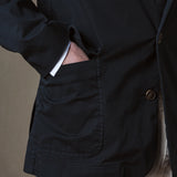 SEMIBLAZER ALGODÓN MARINO