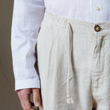 PANTALÓN CHINO LINO BEIGE