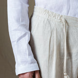 PANTALÓN CHINO LINO BEIGE