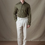 CAMISA PREMIUM LINO KAKI