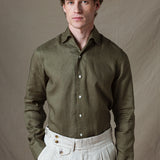 CAMISA PREMIUM LINO KAKI