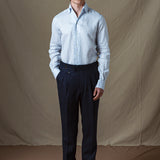 CAMISA PREMIUM LINO CELESTE