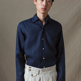 CAMISA PREMIUM LINO MARINO