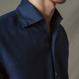 CAMISA PREMIUM LINO MARINO