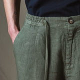 PANTALÓN CHINO LINO KAKI