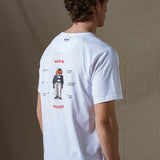 CAMISETA POODLE DOG BLANCA