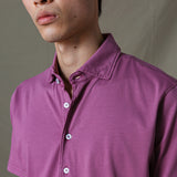POLO PIMA COTTON BURDEOS