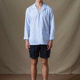 CAMISA BOLERA RAYA CELESTE