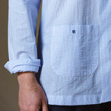 CAMISA BOLERA RAYA CELESTE