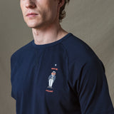 CAMISETA POODLE DOG MARINO