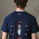 CAMISETA POODLE DOG MARINO