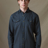 CAMISA FAR WEST MARINO