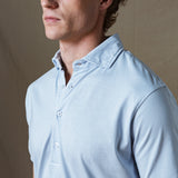 POLO PIMA COTTON CELESTE