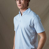 POLO PIMA COTTON CELESTE
