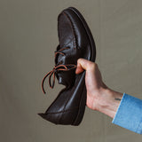 NAUTICO MANACOR PIEL GRABADA MARRON