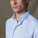 CAMISA RAYAS INDIGO