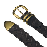 CINTURÓN ANTE TRENZA MARRÓN