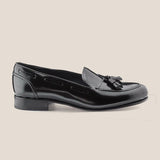 HUNTER BLACK LEATHER LOAFER