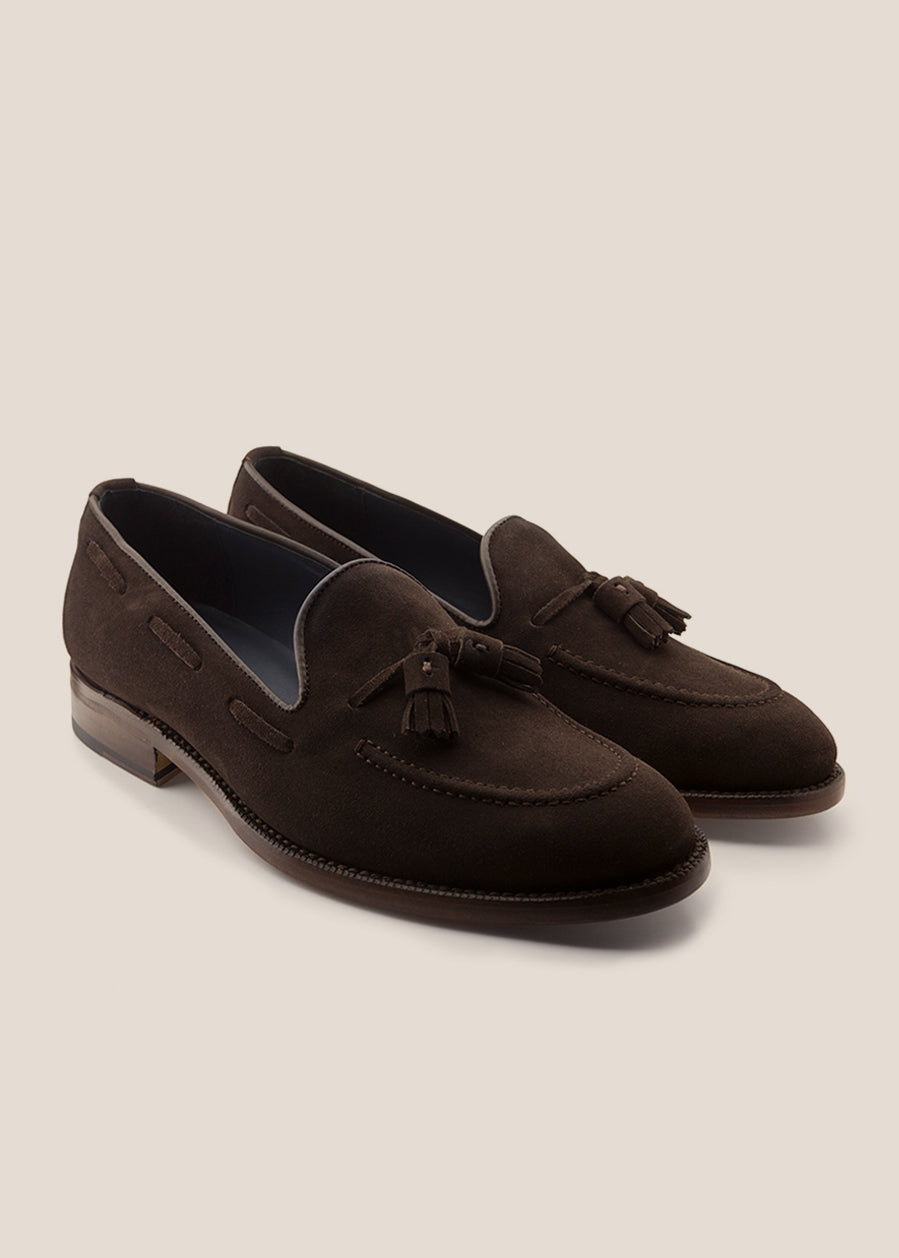 STOCKHOLM BROWN SUEDE LOAFER