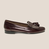 HAMLET BURGUNDY LEATHER LOAFER