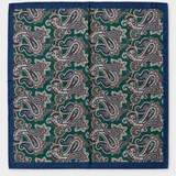 ASTRATTO GREEN POCKET SQUARE