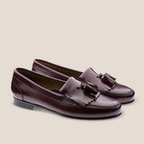 HAMLET BURGUNDY LEATHER LOAFER